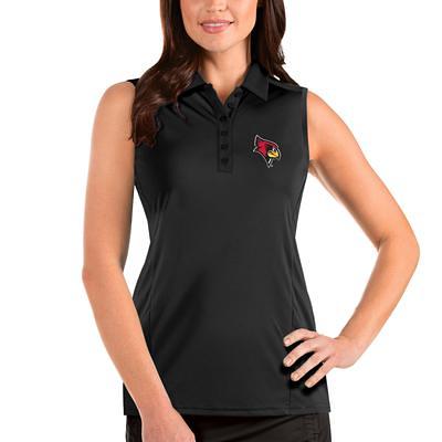 Detroit Lions Antigua Women's Metallic Logo Compass Polo - Charcoal