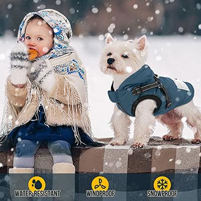 Dog Outdoor Jacket Reflective Waterproof Dog Clothes Vest Winter Warm Pet  Cotton Coat Dogs Clothing for Small Middle Dogs