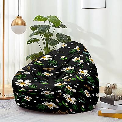 Giant Bean Bag, Large Washable Lazy Sofa Bed Cover No Filler Soft Fluffy  Fur Portable Double Seats Memory Foam Stuffed Sofa Lounger Couch Furniture