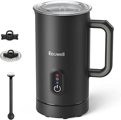 ECOWELL Milk Frother, Frother for Coffee 4 In 1, Milk Steamer Warm and Cold  Foam Frother, Milk Steamer and Frother for Latte, Macchiato, Cappuccinos  Silent Working 8.1oz/240 ml WMMF01 Black - Yahoo Shopping