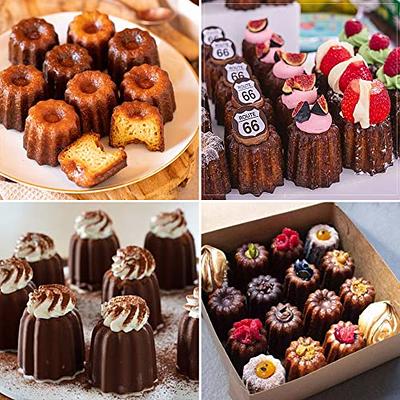 3PCS Mini Bundt Cake Pan, 6Cavity Heritage Bundtlette Cake Silicone Mold  for Baking,Non Stick Fancy Molds for Fluted Tube Cake 