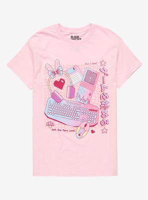 Hot Topic Hello Kitty Chibi Tie-Dye Boyfriend Fit Girls T-Shirt