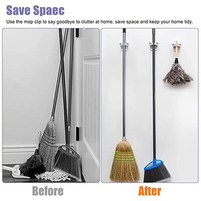 Broom Hanger  Wall-Mounted Organizers for Tidy Homes