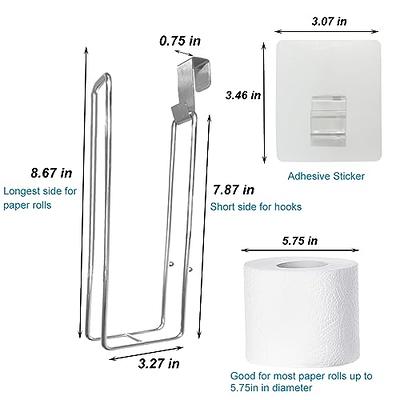 Over The Tank Toilet Paper Roll Holder, Bathroom Toilet Paper Holder-Chrome