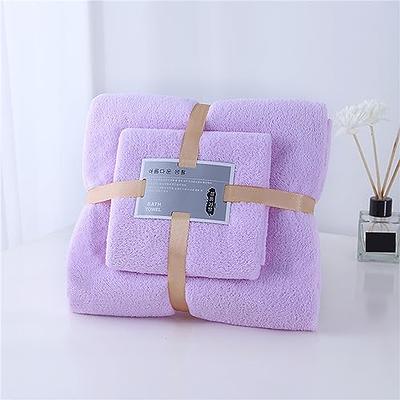 1pc 140cm X 70cm Long Fleece Bath Towel, Quick Dry, Durable And