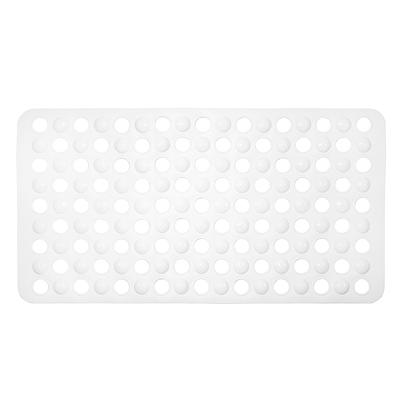 Mainstays Rubber Bathtub Mat, White, 18 x 36