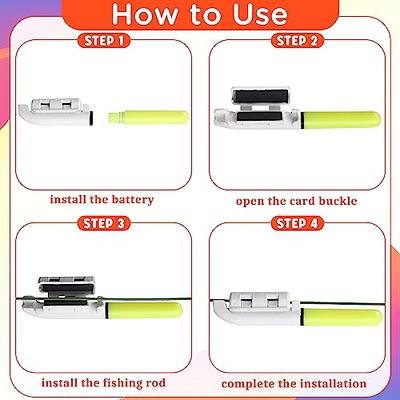 Night Fishing Electronic Light Fishing Rod Glow Stick Waterproof With  Battery