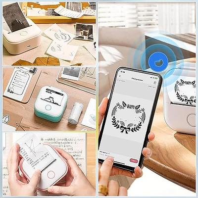 Doodle Dash Printer,Inkless Bluetooth Sticker Pocket Printer