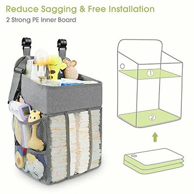 HHZ XL Hanging Diaper Caddy Organizer –Sturdy and Durable Baby