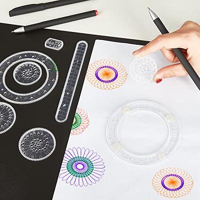 Chivao Spiral Art Gear Geometric Ruler Spiral Circle Template for Drawing  Plastic Template Ruler Drawing Toys Spiral Curve Stencils with Pens Paper  for Drawing DIY Art Crafts Sketch (Classic) - Yahoo Shopping