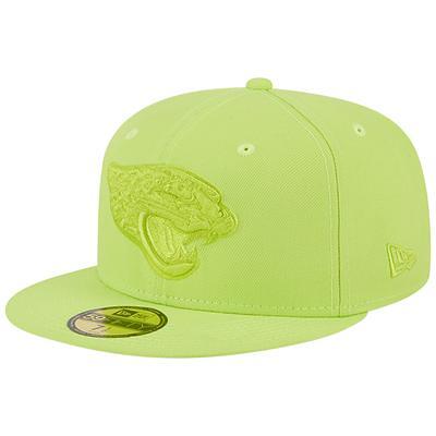 Men's New Era Neon Green Seattle Seahawks Color Pack Brights 59FIFTY Fitted Hat