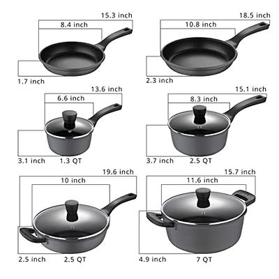 Bergner Stainless Steel Nonstick Stir Fry Pan With Lid 12 - Office