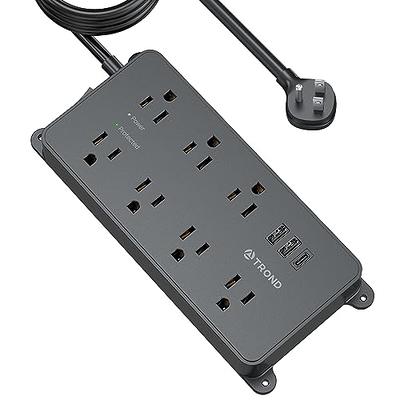 Power Strip, ALESTOR Surge Protector with 12 Outlets and 4 USB