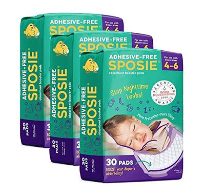 Sposie Booster Pads With Adhesive For Overnight Diaper Leak Protection -  28ct : Target