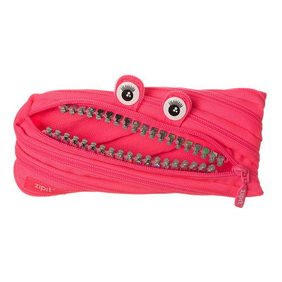 Zipit Gorge Monster Pouch, Black, Size: Pencil Case