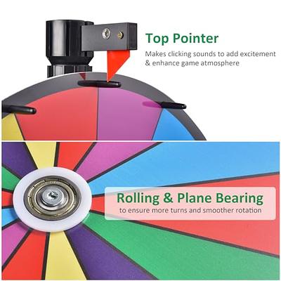 Tabletop Spinning Prize Wheel (24 inch)