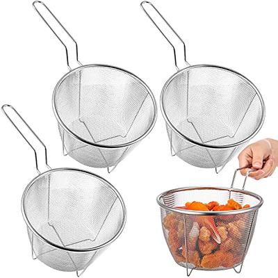 Oil Drip Rack Lid 304 Stainless Steel Deep Fryer Pot with Thermometer  Homeusing Kitchenware - China Stainless Steel Fryer and Deep Fryer price