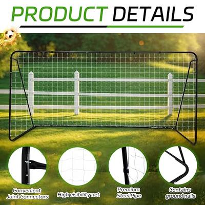 Liliful 12 x 6 ft Soccer Goal for Backyard, Adults Kids Portable