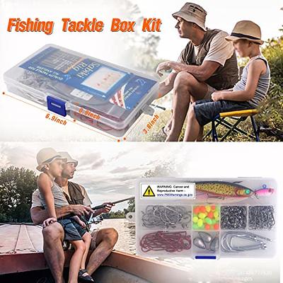 184pcs/box Saltwater Fishing Tackle Surf Fishing Lure Kit Fishing Leader  Rigs Fishing Hooks Pyramid Sinker Swivel Set