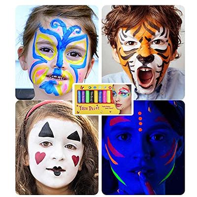  Mosaiz Face Painting Kits for Kids, 12 Colors Water Based Face  Paint Kit, Twistable and Washable Paint Sticks for St Patricks Day,  Birthday, Halloween, Cosplay Makeup and Body Paints for Adults 