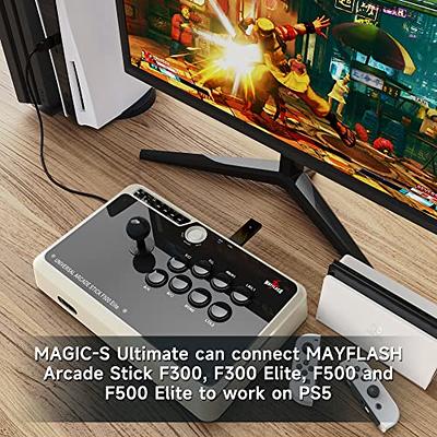 MAYFLASH Magic-S PRO 2 Wireless Bluetooth USB Adapter for PS4, Switch,  macOS, Windows, Raspberry Pi, Compatible with Xbox Series X & S Controller