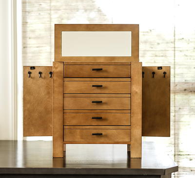 Hives and Honey Emma Wood Jewelry Chest for Women - Yahoo Shopping