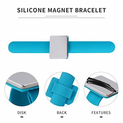 Magnetic Silicone Wrist Strap,Magnetic Pin Bracelet,Magnetic