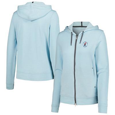 Men's 2023 U.S. Open FootJoy Light Blue Full-Zip Hoodie