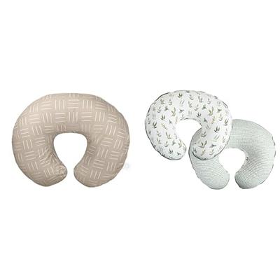 Boppy Nursing Pillow Organic Original Support, Sand Criss Cross, Ergonomic  Nursing Essentials for Bottle and Breastfeeding, Firm Hypoallergenic Fiber  Fill with 100% Organic Cotton Nursing Pillow Cover : : Baby