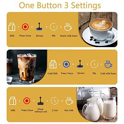 HeTian Handheld Electric Milk Frother, Battery Operated Froth Maker, Mini  Blender & Electric Blender Coffee Milk Frother Perfect for Bulletproof  Coffee, Matcha, Hot Chocolate - Yahoo Shopping