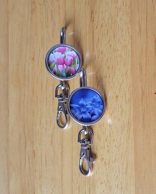 Yaihsuy Cute Flower Keychain Charms