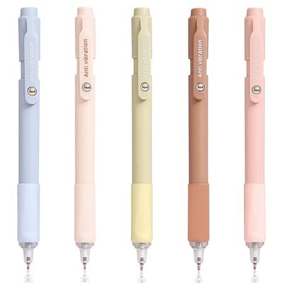 LOPURO Colored Gel Pens, 6Pcs Pastel Ink Colors Gel Ink Pens Rotation Cute  Quick Dry Ink Pen Aesthetic Fine Point 0.5mm Smooth Writing for Drawing