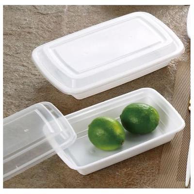 Yanco DP-2236WT 2 Compartment Disposable Container w/ Lid - Plastic, White,  36 Ounce Plastic Takeout Container - Yahoo Shopping