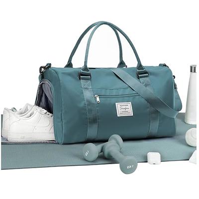 Dec-Mec Gym Bag for Women and Men with Shoes Compartment, Small