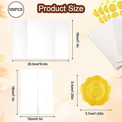 100pcs Pre-Folded Vellum Jackets for Invitations, 5x7 Vellum Paper Jackets  with 100pcs Sealing Stickers Translucent Vellum Wrap Jackets for Wedding  Baby Shower Birthday Party - Yahoo Shopping