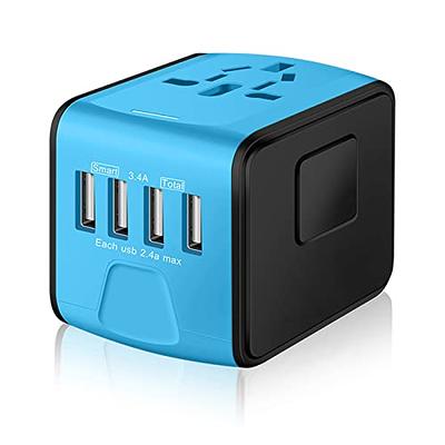 AUS/US/UK/EU Universal Travel Adapter with 4 USB Ports