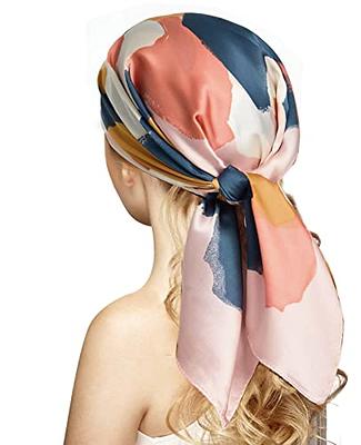Satin Silk Feeling Square Handkerchief Women's Fashion Headscarf
