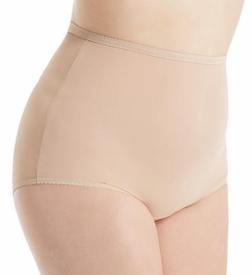 MeMoi Women's SlimMe Seamless Control Brief Panty in Nude (MSM-100), Size  Medium