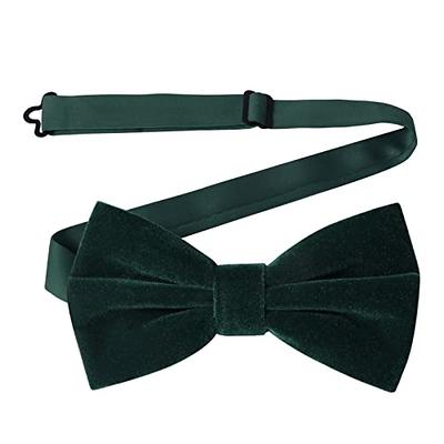 PACGOTH Velvet Bow Ties for Men Pre-Tie Men's Bow Ties Vintage Tuxedo Bow  Ties For Wedding Party Gift for Him (Dark Green) - Yahoo Shopping