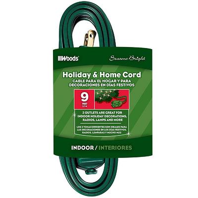 Utilitech Outdoor 9-ft 12 / 3-Prong Indoor Spt-3 Heavy Duty General Extension  Cord in the Extension Cords department at