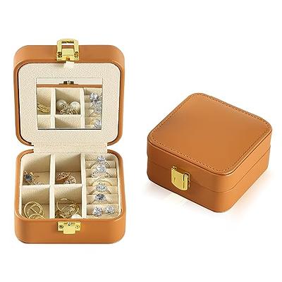 Travel Leather Jewelry Storage Box-Small