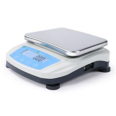 US Solid 0.1g Electronic Precision Balance Lab Digital Balance Scale, RS232  & USB Interface, AC100V-240V & DC4x1.5V, 19 Measurement Units (3kg)