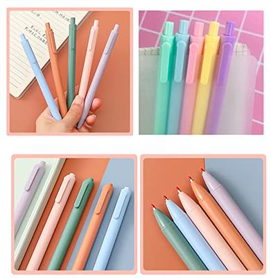 Cute Multicolor Ballpoint Pens,10 in 1 Color Kawaii Cartoon Retractable  Animals Kids Gel Pens Students Girls Boy Novelty Fun 10 Colored Pens Office