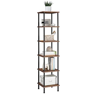 HOOBRO 6-Tier Corner Shelf, Corner Square Rack Display Shelf, Tall Storage  Rack Plant Stand, Corner Bookcase for Small Spaces, Living Room, Home  Office, Kitchen, Rustic Brown and Black BF55CJ01 - Yahoo Shopping