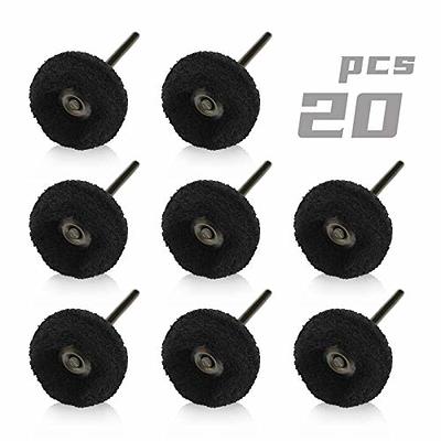 POWERTEC 6 in. Bench Grinder Buffing Wheel Kit with 3-piecs Polishing Compound Set 71631