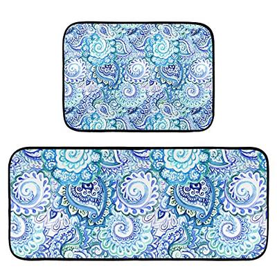 DEFNES Kitchen Rugs and Mats Washable, Non-Skid Natural Rubber Kitchen Mats  for Floor Runner Rugs Set for Kitchen Floor Front of Sink, Hallway, Laundry  Room (16x24 Inch) 