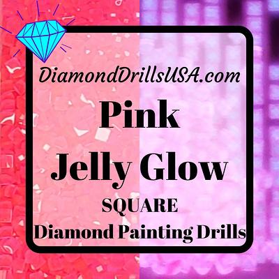 GLOW in the Dark SQUARE 5D Diamond Painting Drills Beads Loose Bulk 