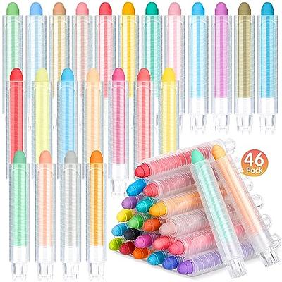 20 Colors Chalk Set, 180 PCS  Colored chalk, Sidewalk chalk, Chalk