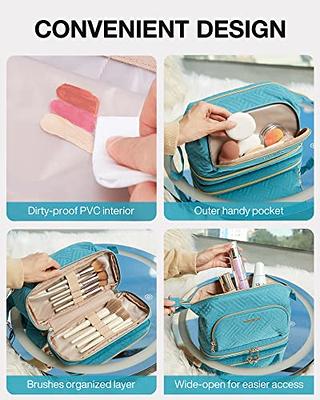 BAGSMART Travel Makeup Bag Cosmetic Bag Make Up Organizer Case