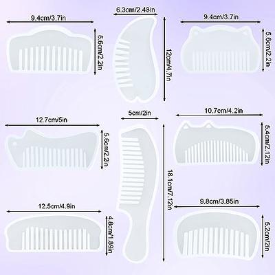 8PCS Comb Resin Mold Set, Hair Comb Translucent Silicone Epoxy Resin  Casting Mold Jewelry Resin Casting Mold Handmade Tools (ONLY The Mold) -  Yahoo Shopping